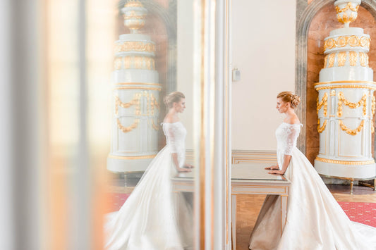 couture or bespoke ballgown, professional preparation