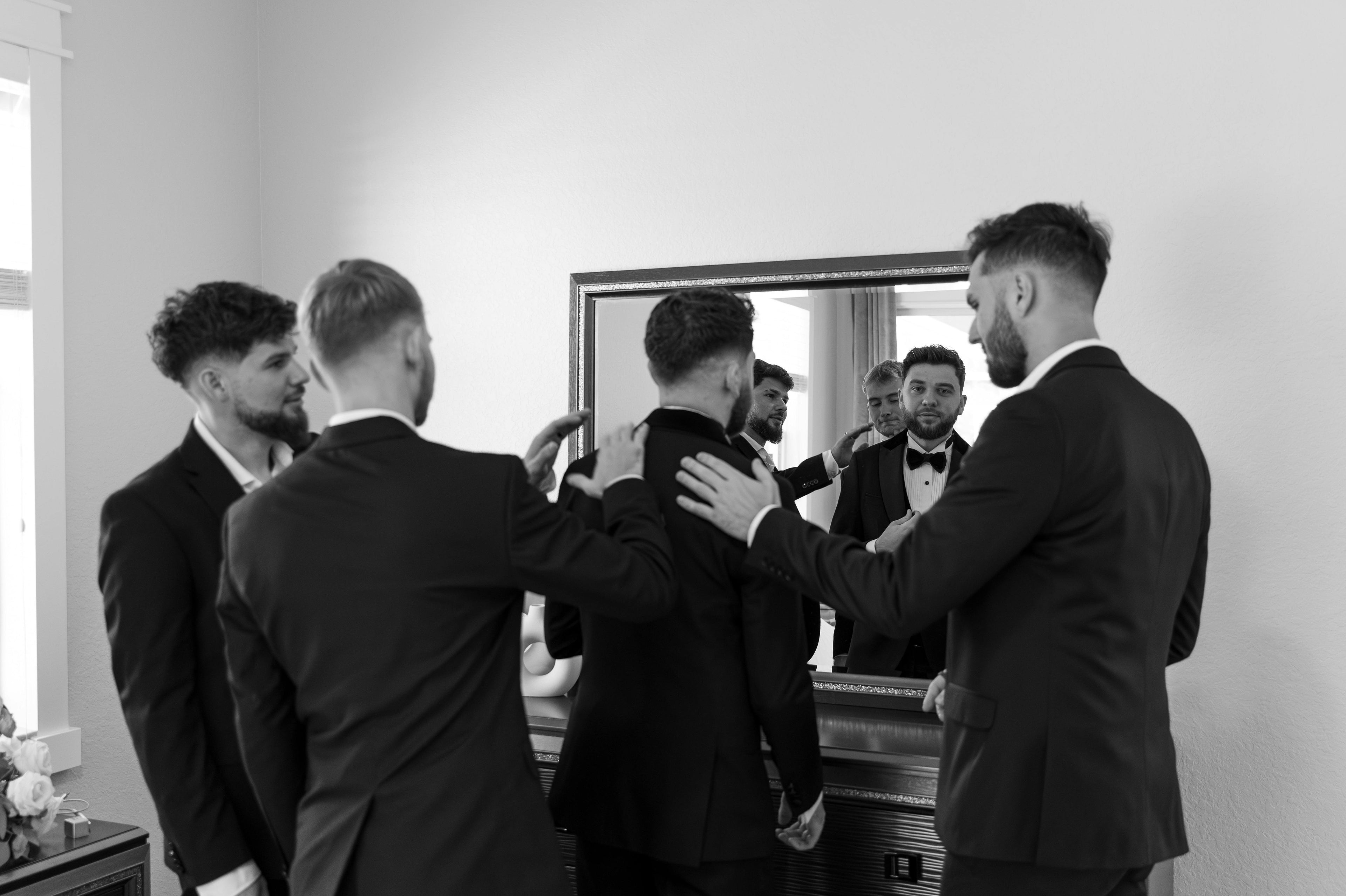Groom and Groomsmen Dressing Service London | Wedding Morning Support