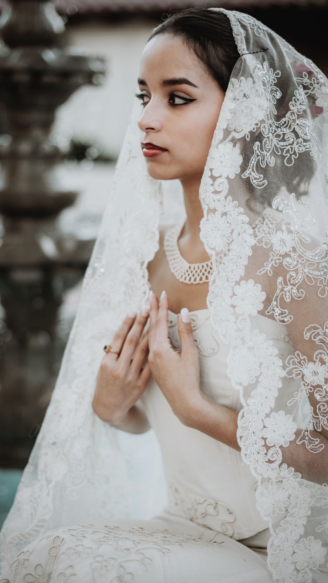 WEDDING VEIL STEAMING LONDON
